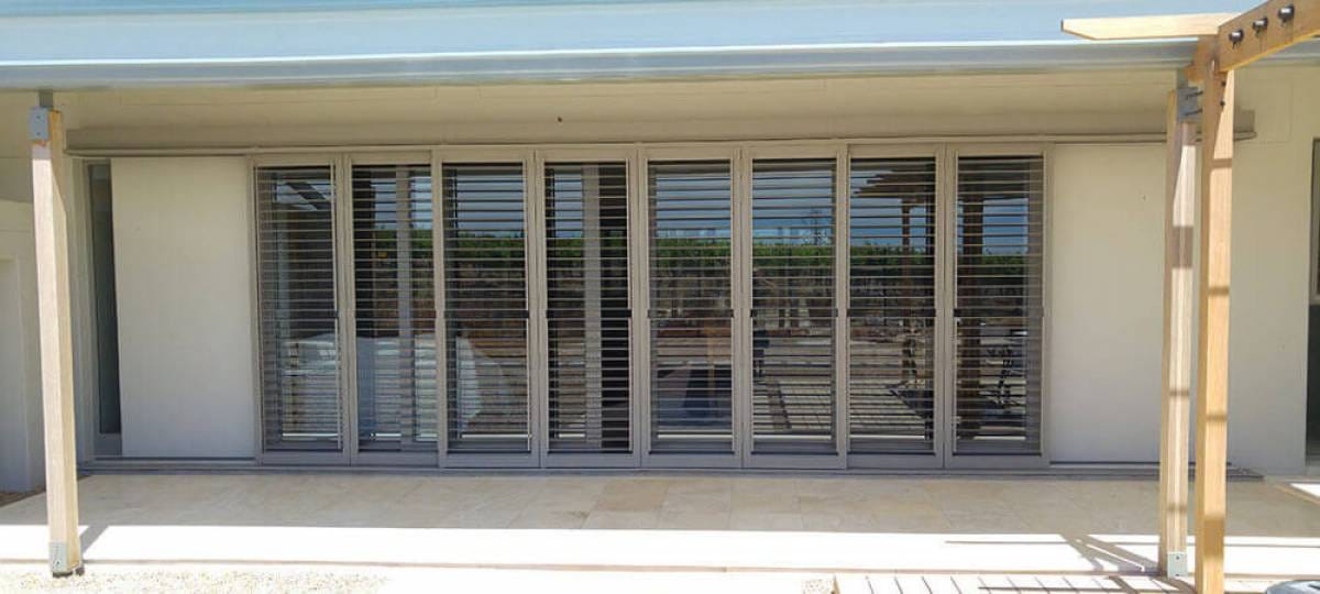 External Sliding Aluminium Shutters — project photo 2