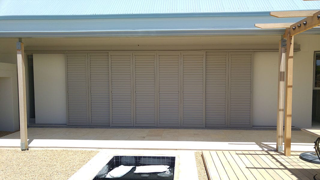 External Sliding Aluminium Shutters — project photo 4